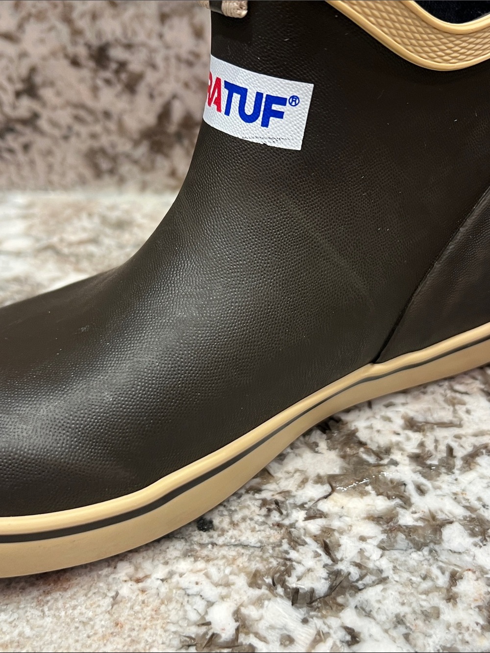 XTRATUF Kids' Brown Waterproof Pull-On Rain Boots - Picture 4 of 9